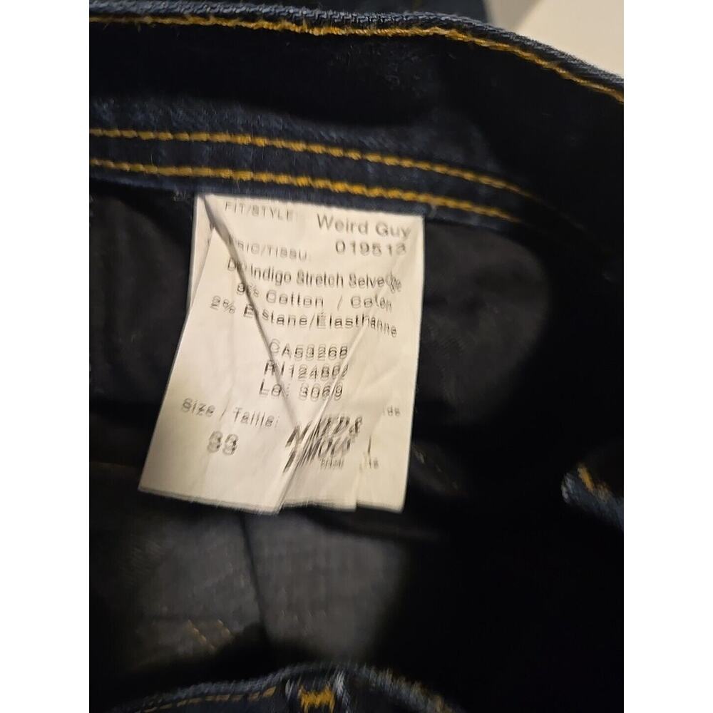 Naked & Famous Weird Guy Indigo Selvedge Japanese Denim Jeans Mens Size 33 - Picture 10 of 11